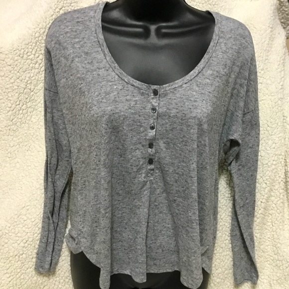Victoria's Secret Other - Victoria’s Secret Gray Sleep-shirt XSmall Long Sleeve